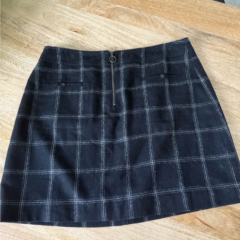 Madewell Wool Plaid Skirt - Picture 2 of 5